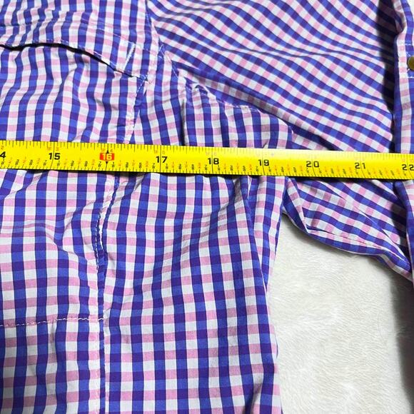 Orvis Performance Button Up Womens Medium Vented Hiking Shirt Pastel Purple Pink - Picture 8 of 10